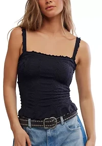 So Soft Frill Square Neck Tank