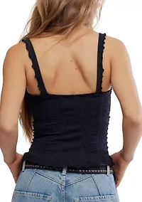 So Soft Frill Square Neck Tank