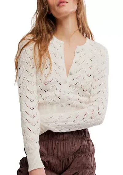 Pretty Pointelle Cardigan