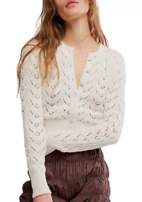 Pretty Pointelle Cardigan