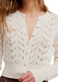 Pretty Pointelle Cardigan