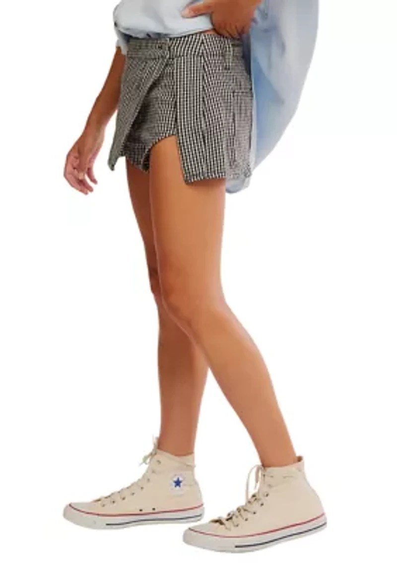 Georgie Gingham Micro Skort