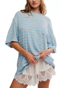 All Love Stripe Pocket Tee