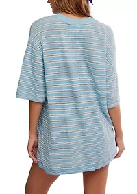 All Love Stripe Pocket Tee