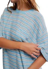 All Love Stripe Pocket Tee