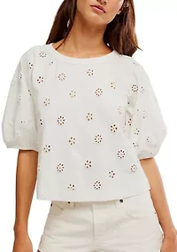 Jessie Eyelet T-Shirt