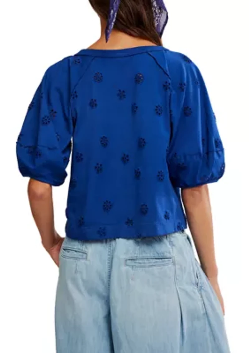 Jessie Eyelet T-Shirt