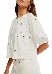 Jessie Eyelet T-Shirt