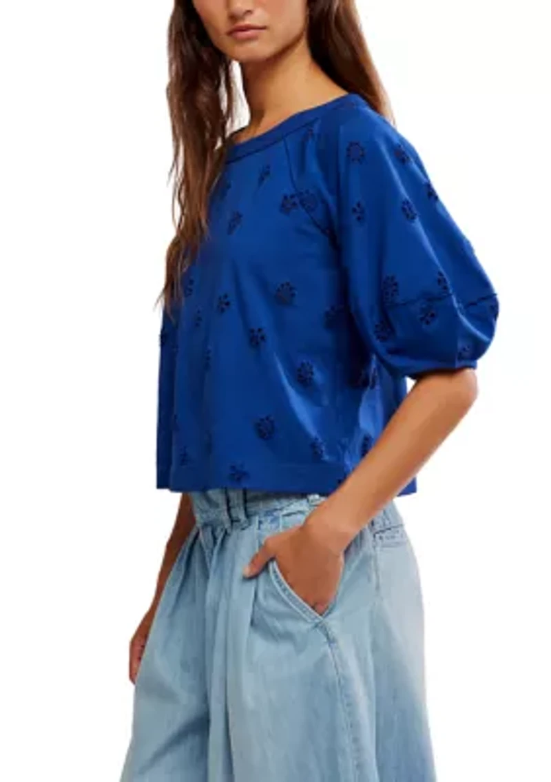 Jessie Eyelet T-Shirt