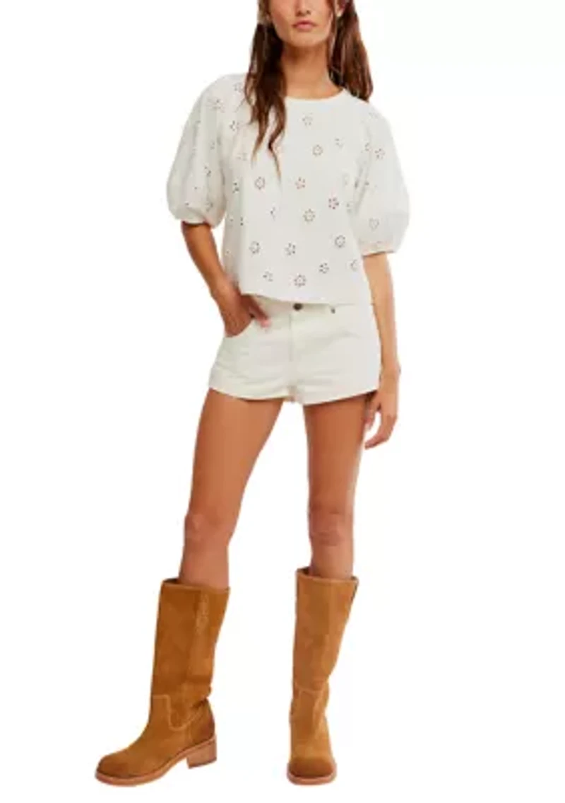 Jessie Eyelet T-Shirt