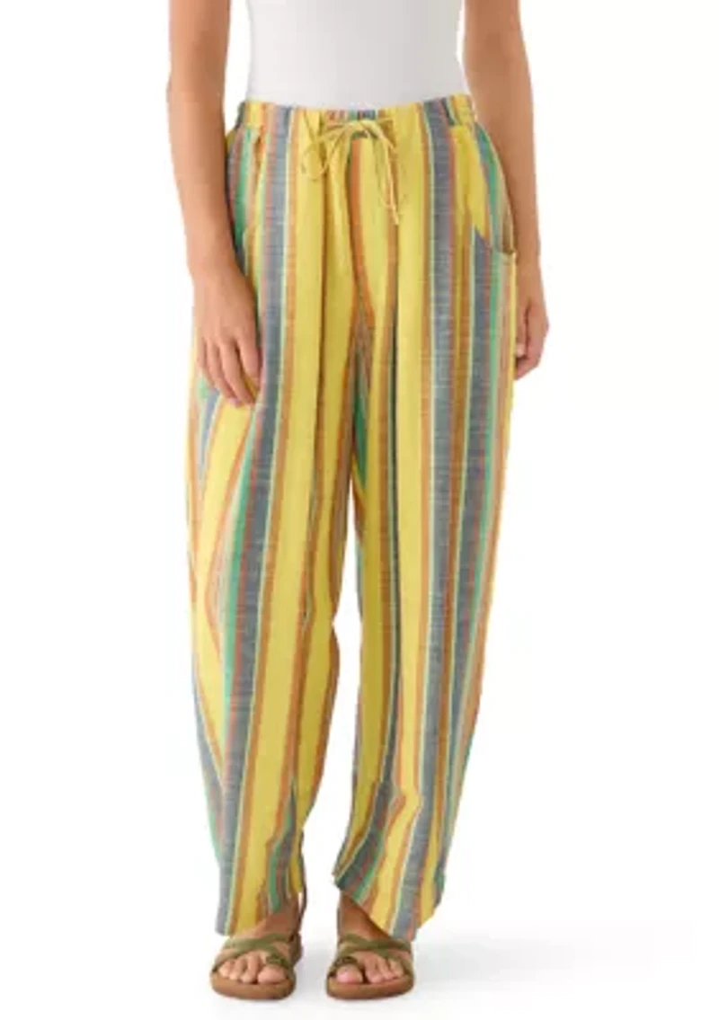 Striped Chambers Laidback Pull-On Pants
