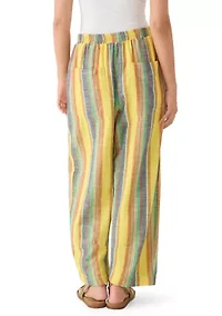 Striped Chambers Laidback Pull-On Pants