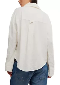 We The Free Laurel Linen Button Down Top