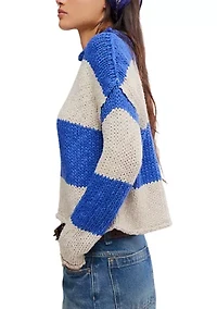 Opal Rollneck Knit Stripe Sweater