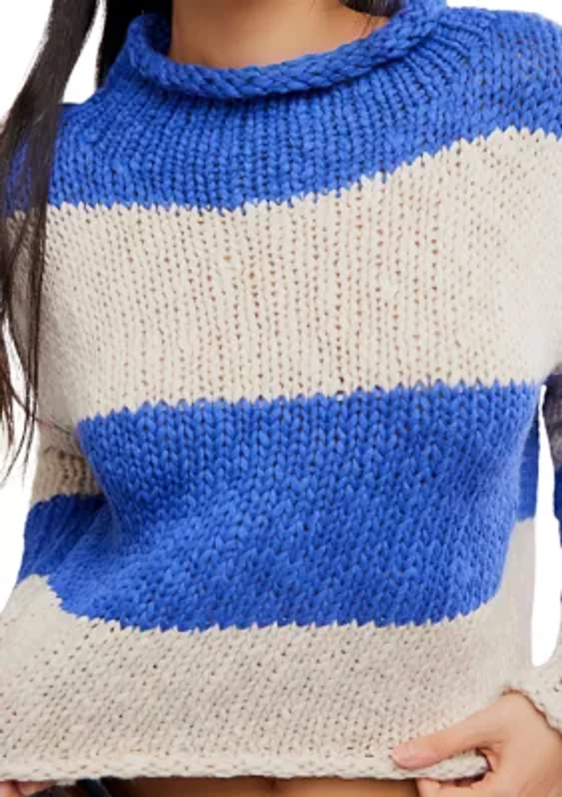 Opal Rollneck Knit Stripe Sweater