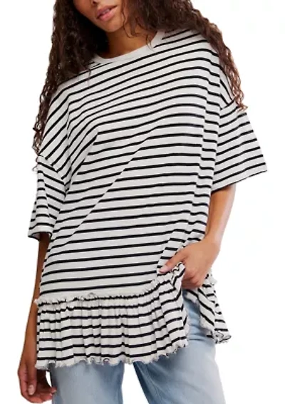 We The Free Striped Why Yes T-Shirt