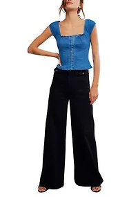 Marilyn Denim Corset