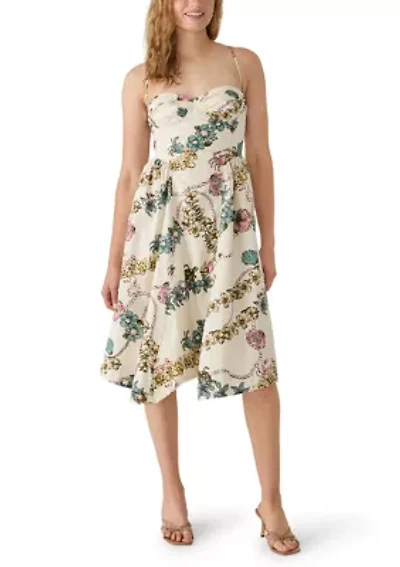 Cherish Printed Midi Dress