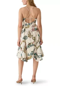Cherish Printed Midi Dress