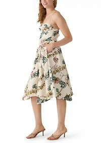 Cherish Printed Midi Dress