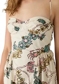 Cherish Printed Midi Dress