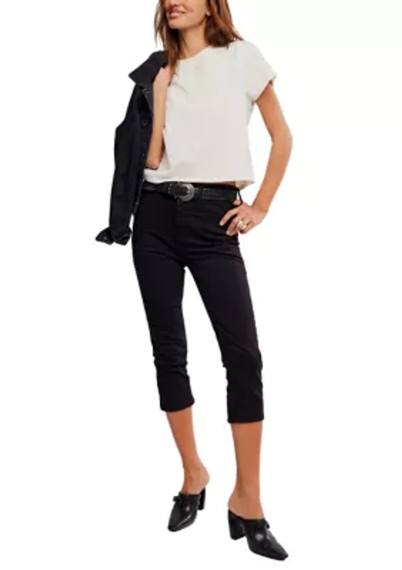 We The Free Hot Take Slim Crop Jeans