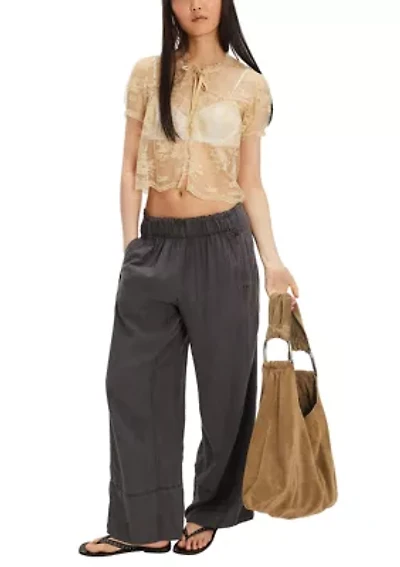 Day's End Linen Pull-On Pants