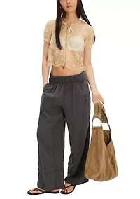 Day's End Linen Pull-On Pants
