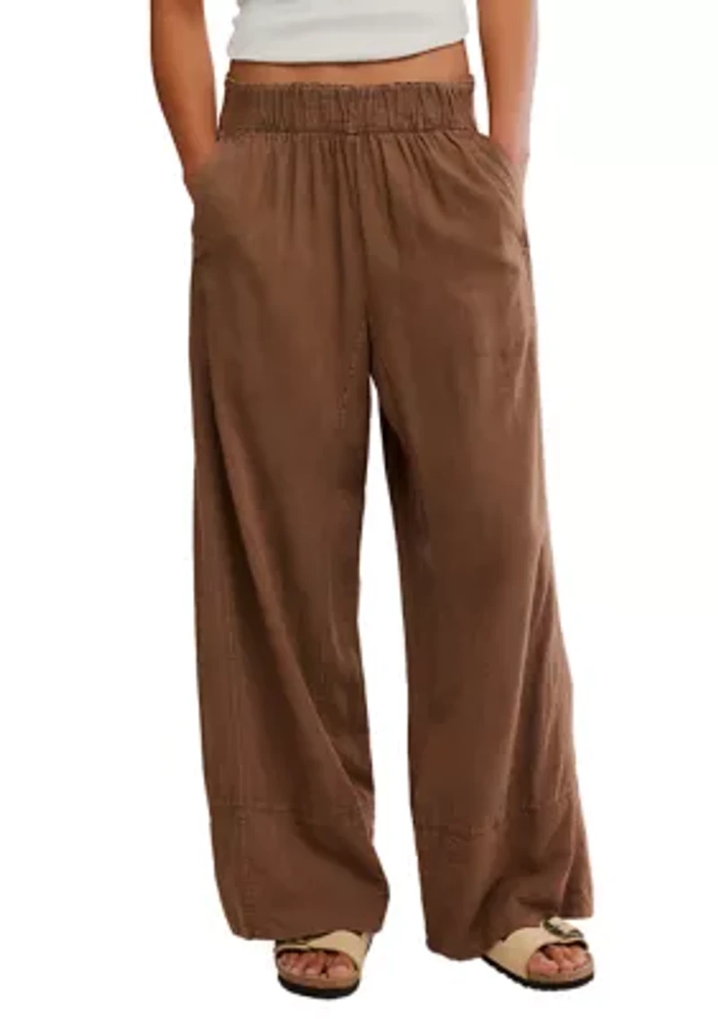 Day's End Linen Pull-On Pants