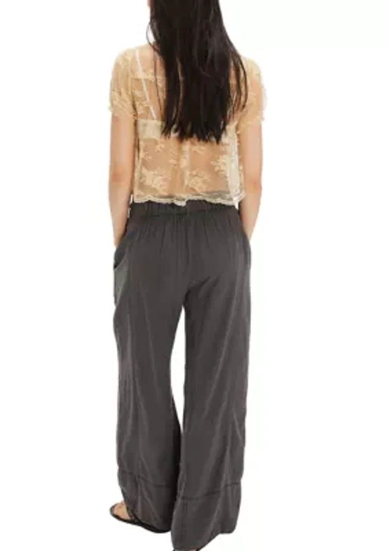 Day's End Linen Pull-On Pants