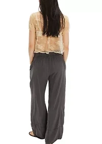 Day's End Linen Pull-On Pants