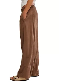 Day's End Linen Pull-On Pants