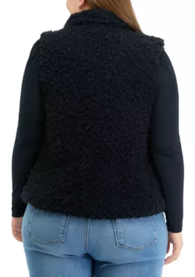 Plus Sleeveless Woobie Vest