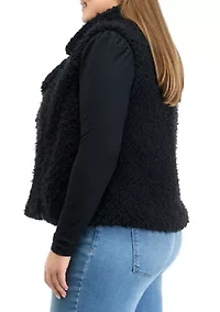 Plus Sleeveless Woobie Vest