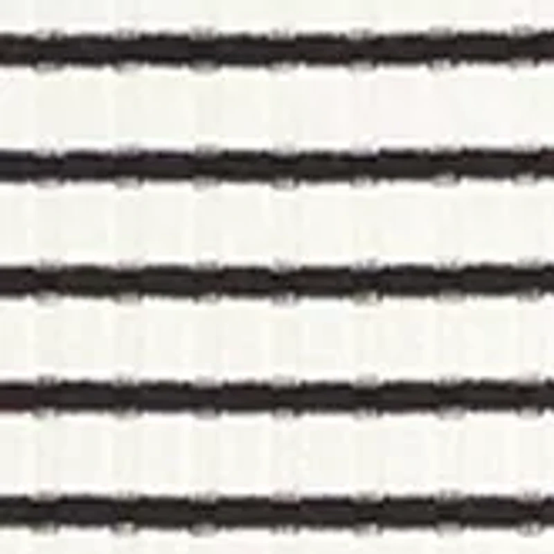 Juniors' V-Neck Henley Striped Shirt
