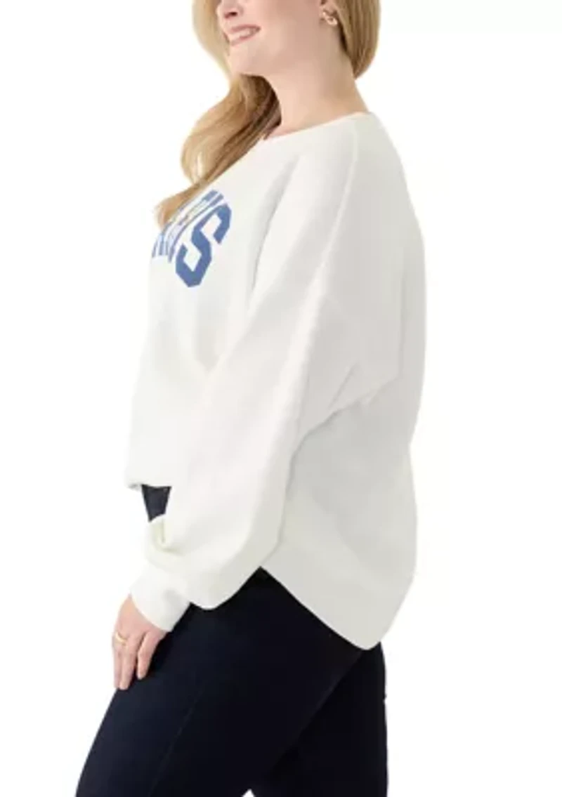 Plus Paris Long Sleeve Crew Neck Sweatshirt