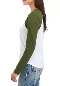 Women's Long Sleeve Baseball T-Shirt