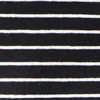 Women's Long Sleeve Mock Neck Stripe Top