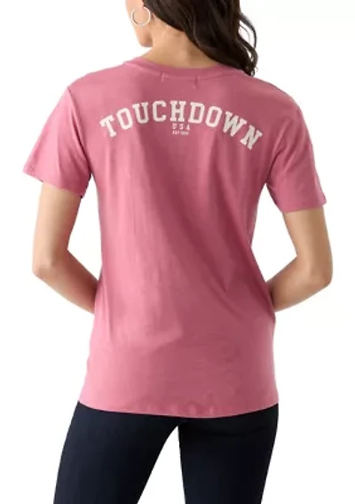 Short Sleeve Touchdown Graphic T-Shirt