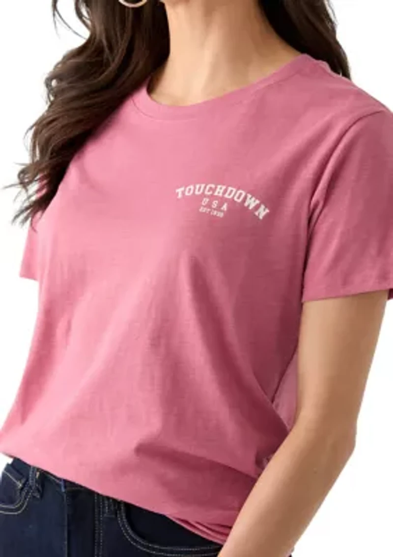 Short Sleeve Touchdown Graphic T-Shirt