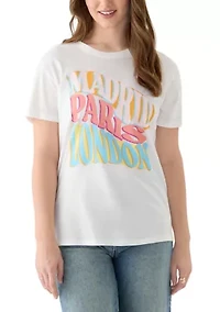 Women's Madrid Paris London Graphic T-Shirt