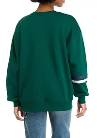 Women's V Chenille Embroidered Sweatshirt