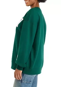 Women's V Chenille Embroidered Sweatshirt