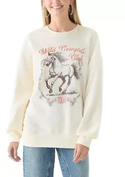 Women's Wild Cowgirl Club Sweatshirt