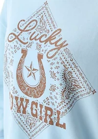 Women's Lucky Cowgirl Graphic T-Shirt