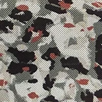 Women's Mesh Turtleneck Long Sleeve Top with Ruching