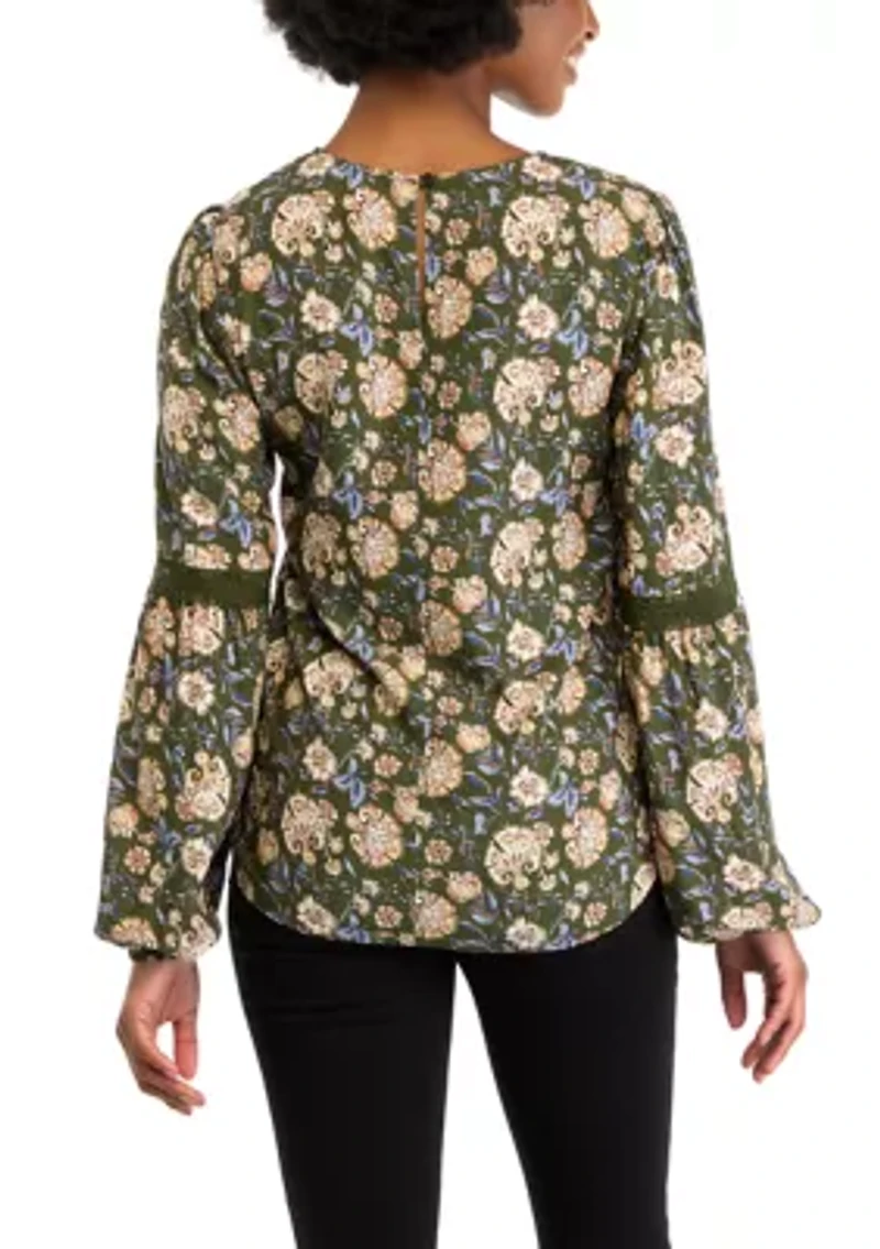 Women's Long Sleeve Lace Top