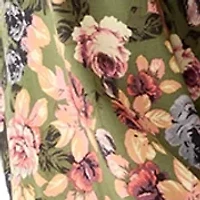 Plus Printed Babydoll Dress