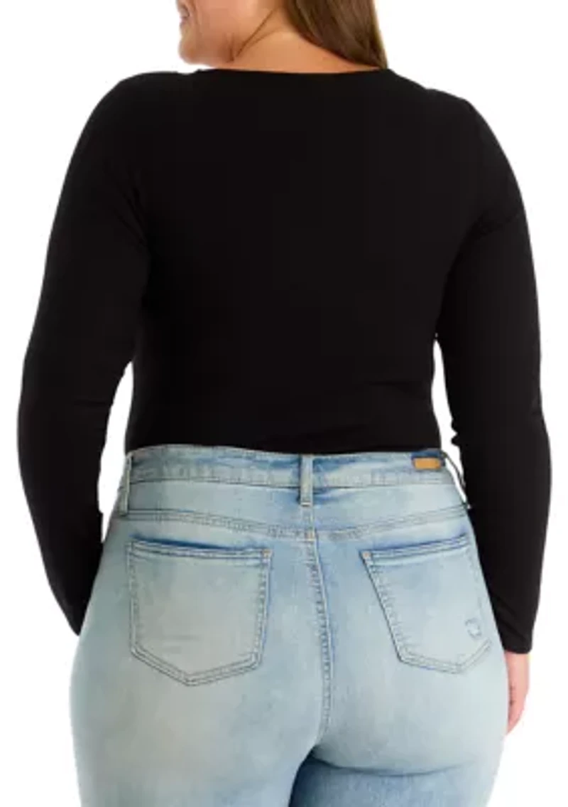 Plus Long Sleeve Bodysuit