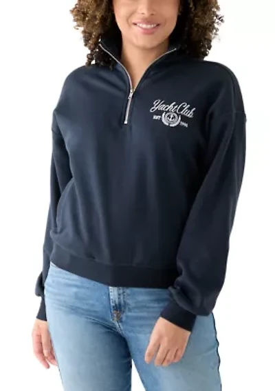 Women's 1/4 Zip Yacht Club Pullover